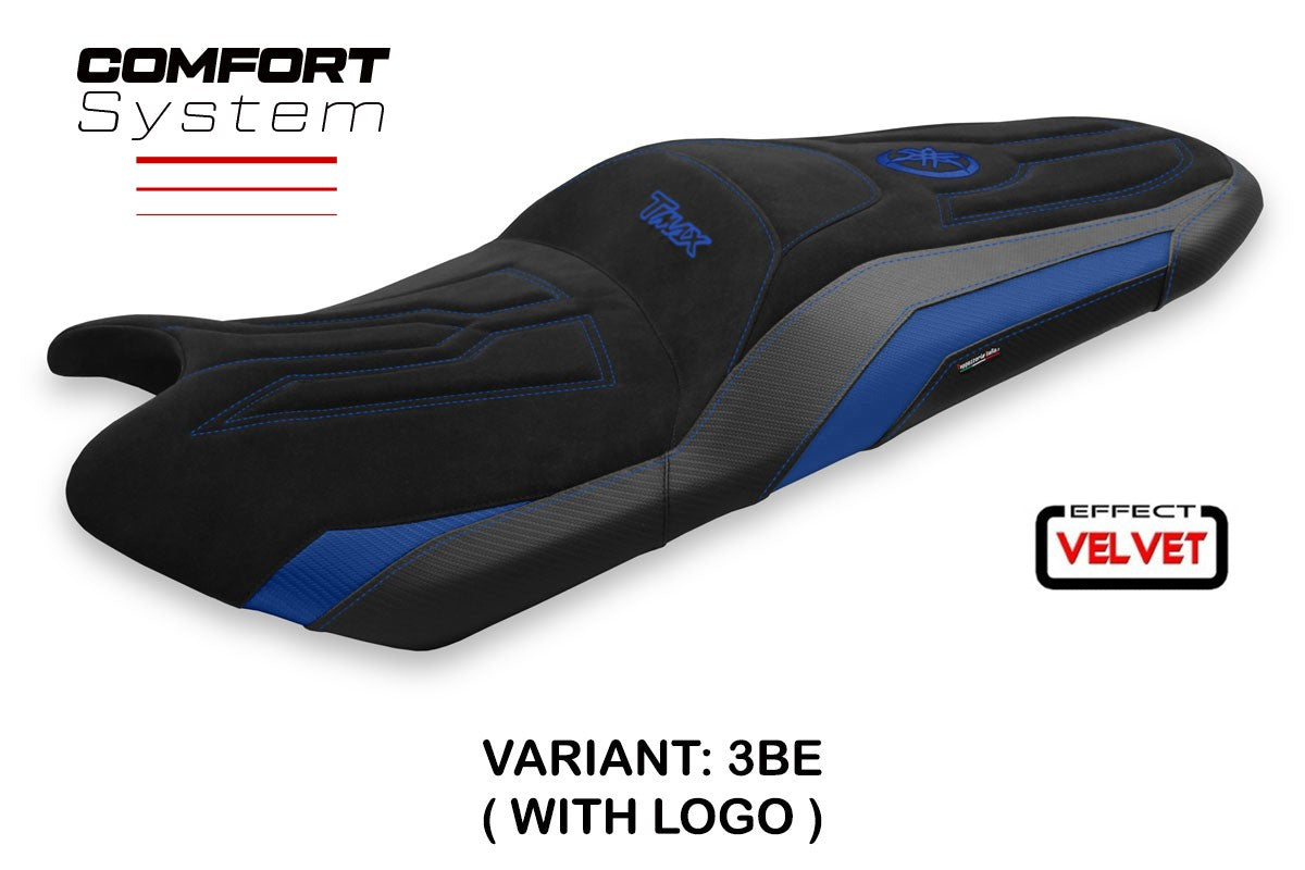 Yhteensopiva istuinpäällinen - Yamaha T-Max 2017-2021 - mod Scrutari 2 Velvet Comfort System
