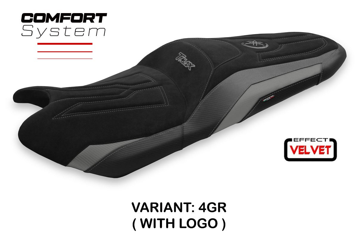 Yhteensopiva istuinpäällinen - Yamaha T-Max 2017-2021 - mod Scrutari 2 Velvet Comfort System