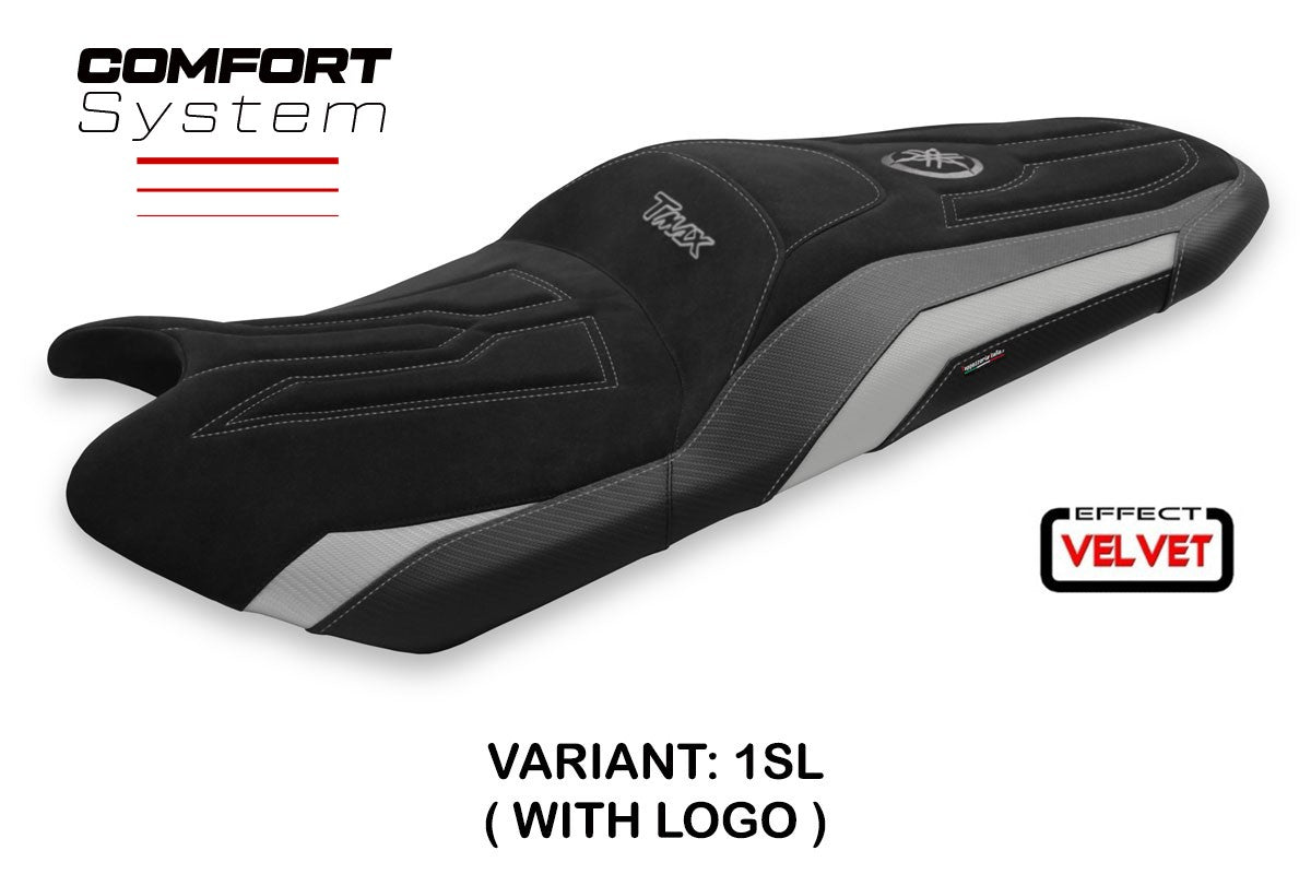 Yhteensopiva istuinpäällinen - Yamaha T-Max 2017-2021 - mod Scrutari 2 Velvet Comfort System