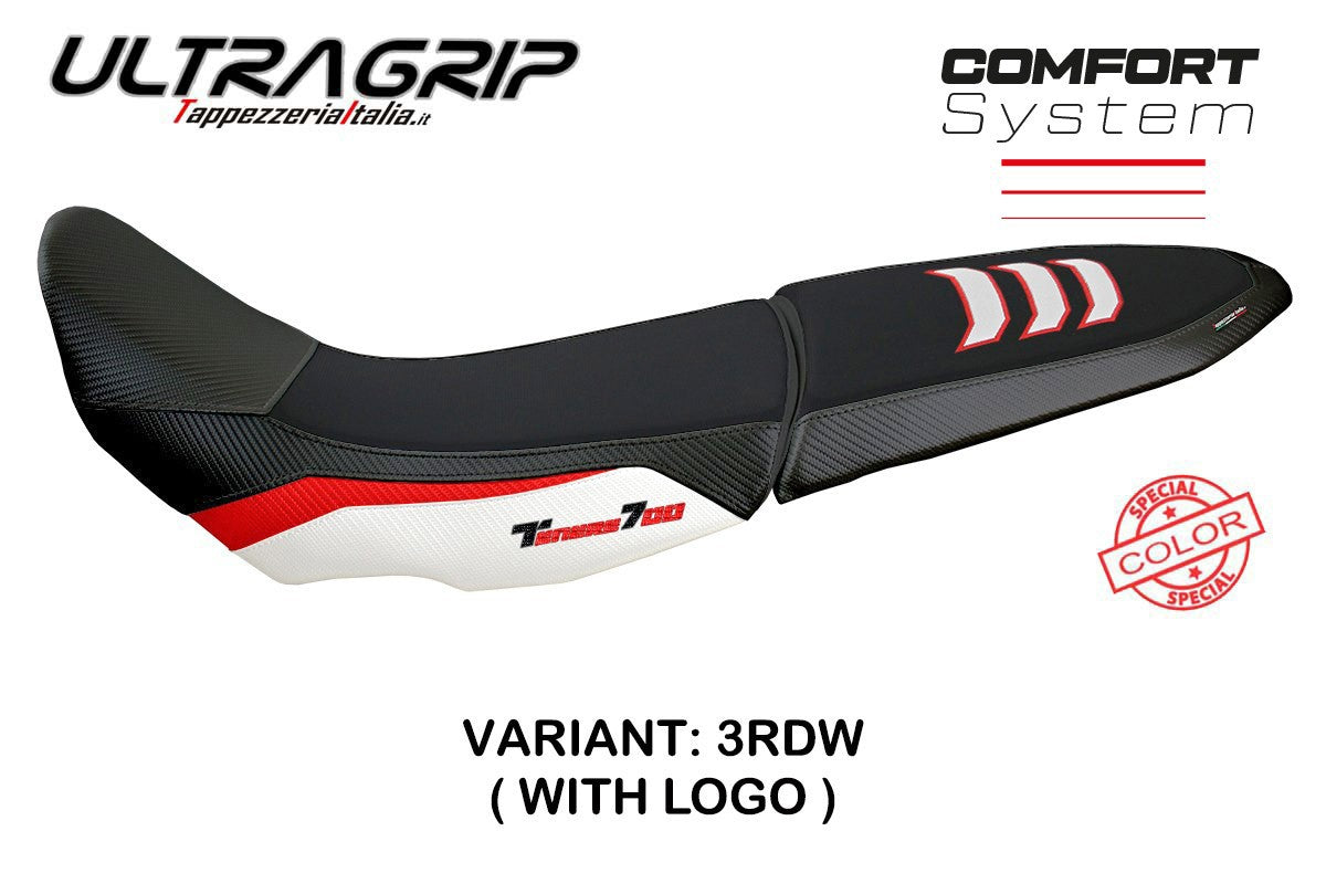 Yhteensopiva istuinpäällinen - Yamaha Tenere 700 2019-2025 - mod Gulfi Ultragrip Comfort System