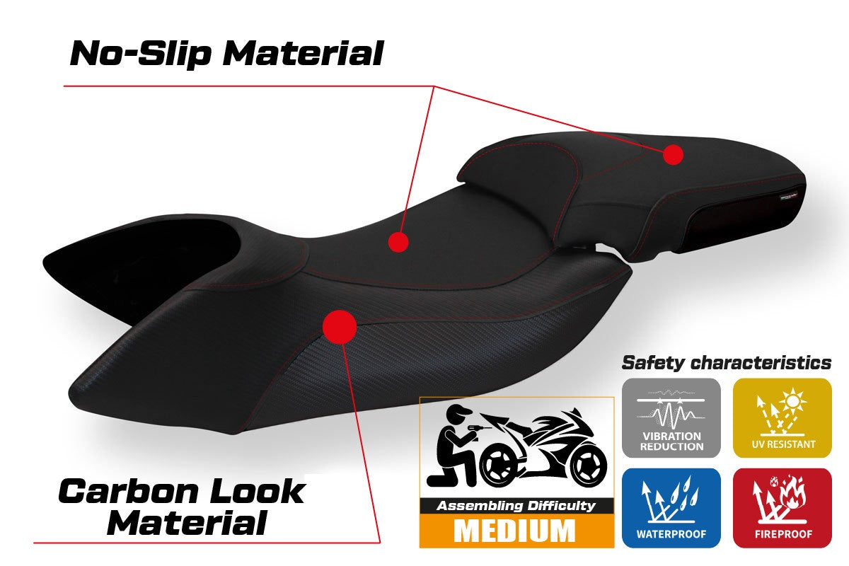 Yhteensopiva istuinpäällinen - Aprilia Mana 850 2007-2016 - Bali 1 -modifikaatio