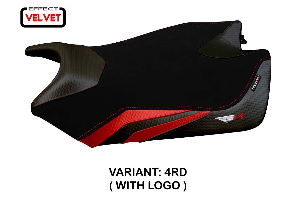 Yhteensopiva istuinpäällinen - Aprilia RSV4 2009-2020 - mod Torino Velvet