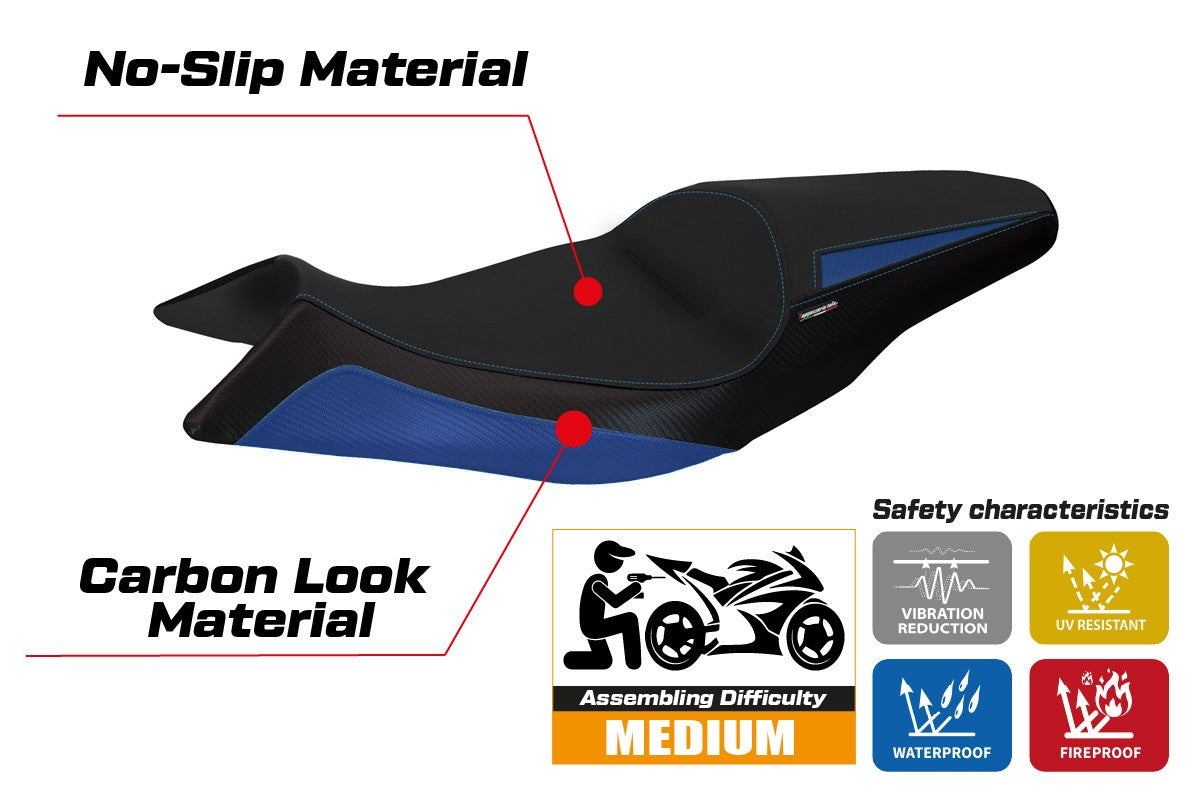 Yhteensopiva istuinpäällinen - Aprilia Shiver 2010-2020 - mod Asti 1
