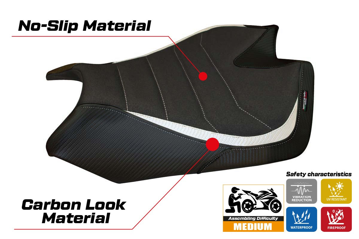 Yhteensopiva istuinpäällinen - Aprilia Tuono V4 2011-2020 - Tanami Ultragrip -modifikaatio