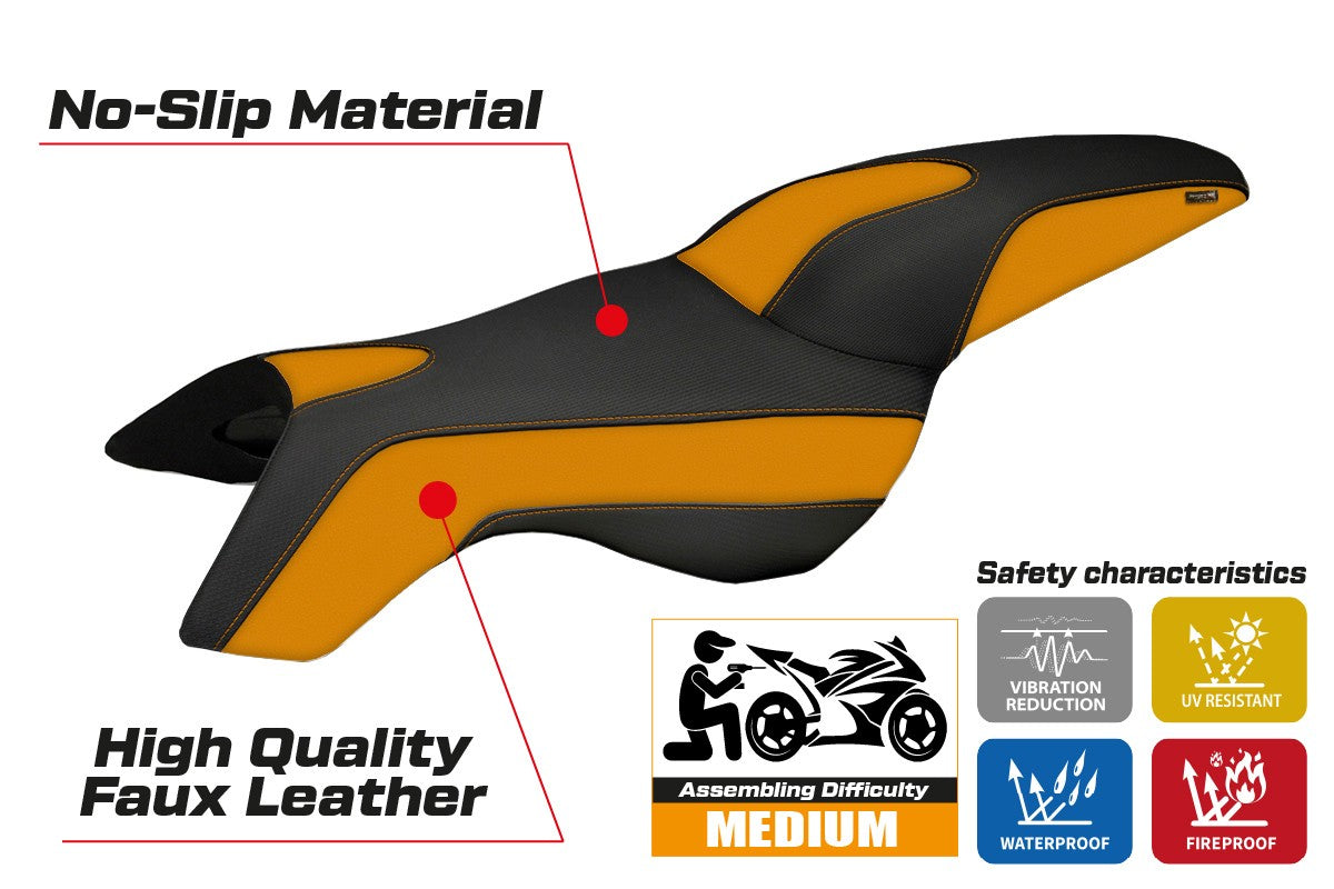 Yhteensopiva istuinpäällinen - BMW K 1200 R 2005-2008 - mod Boston