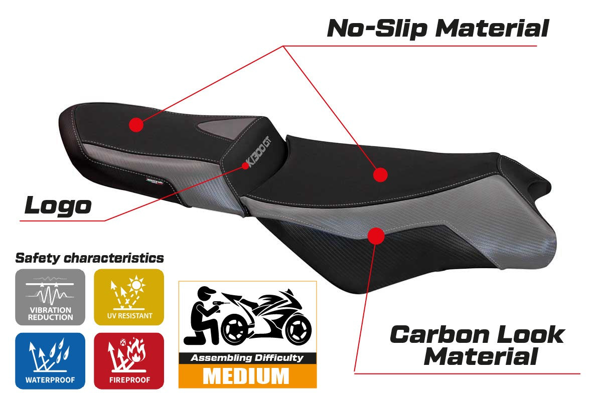 Yhteensopiva istuinpäällinen - BMW K 1300 GT 2009-2011 - mod Anapa 1 Comfort System