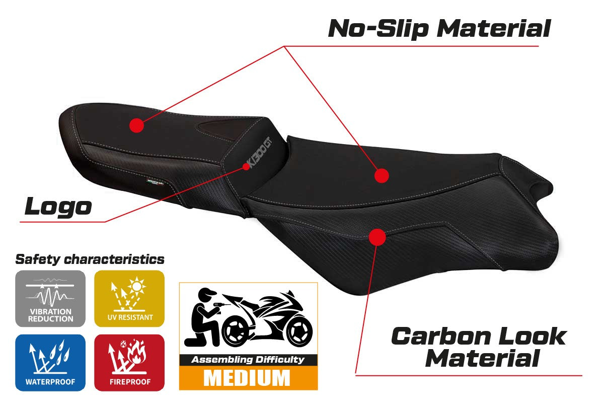 Yhteensopiva istuinpäällinen - BMW K 1300 GT 2009-2011 - mod Anapa 1 Comfort System