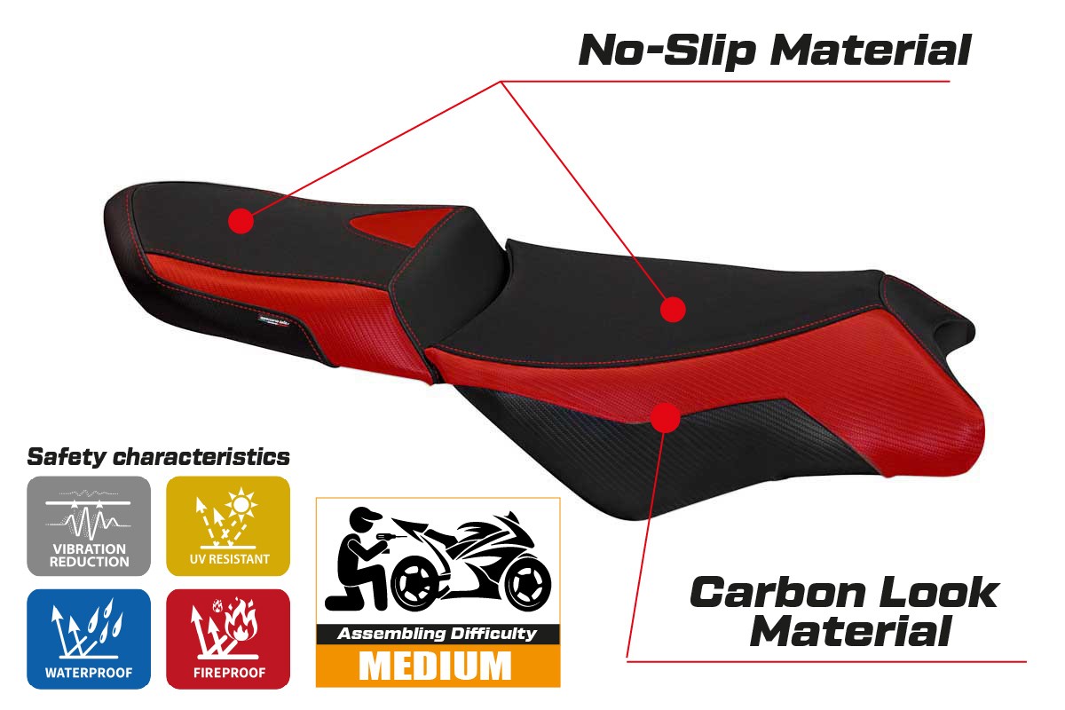 Yhteensopiva istuinpäällinen - BMW K 1300 GT 2009-2011 - mod Anapa 1 Comfort System