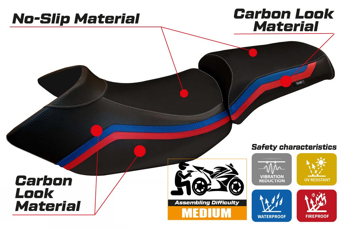 Yhteensopiva istuinpäällinen - BMW R 1200 GS 2005 - 2012 - mod Lione 1
