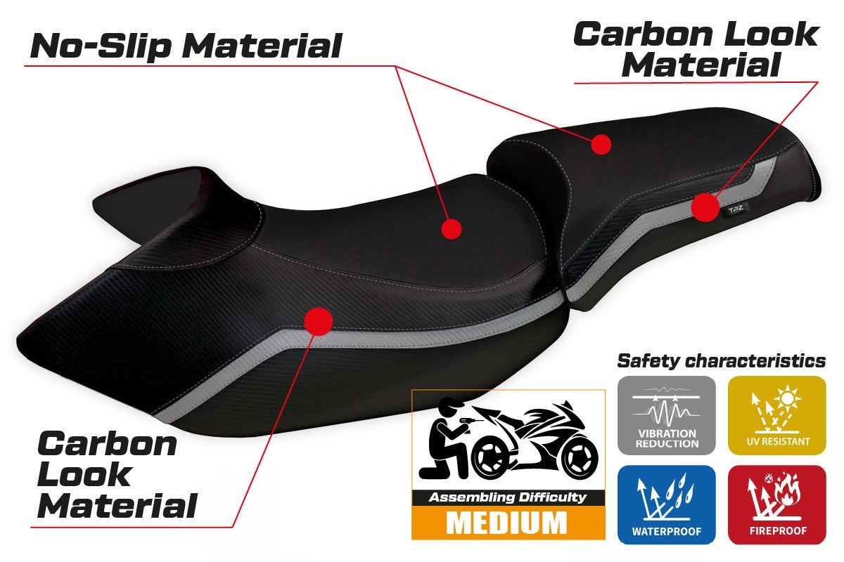 Yhteensopiva istuinpäällinen - BMW R 1200 GS 2005 - 2012 - mod Lione 4