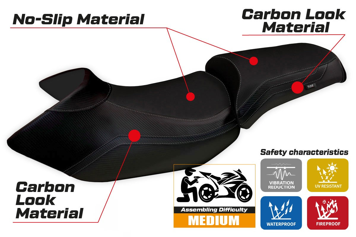Yhteensopiva istuinpäällinen - BMW R 1200 GS 2005 - 2012 - mod Lione 4