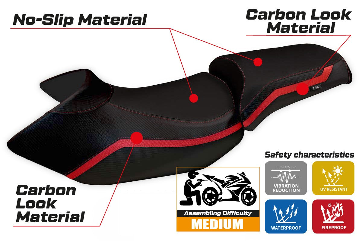 Yhteensopiva istuinpäällinen - BMW R 1200 GS 2005 - 2012 - mod Lione 4