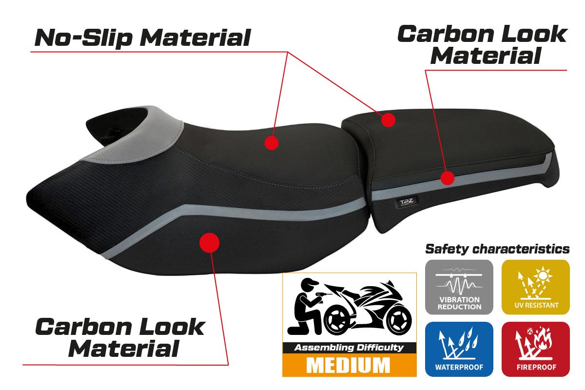 Yhteensopiva istuinpäällinen - BMW R 1200 GS Adventure 2006 - 2012 - mod Ionia 4