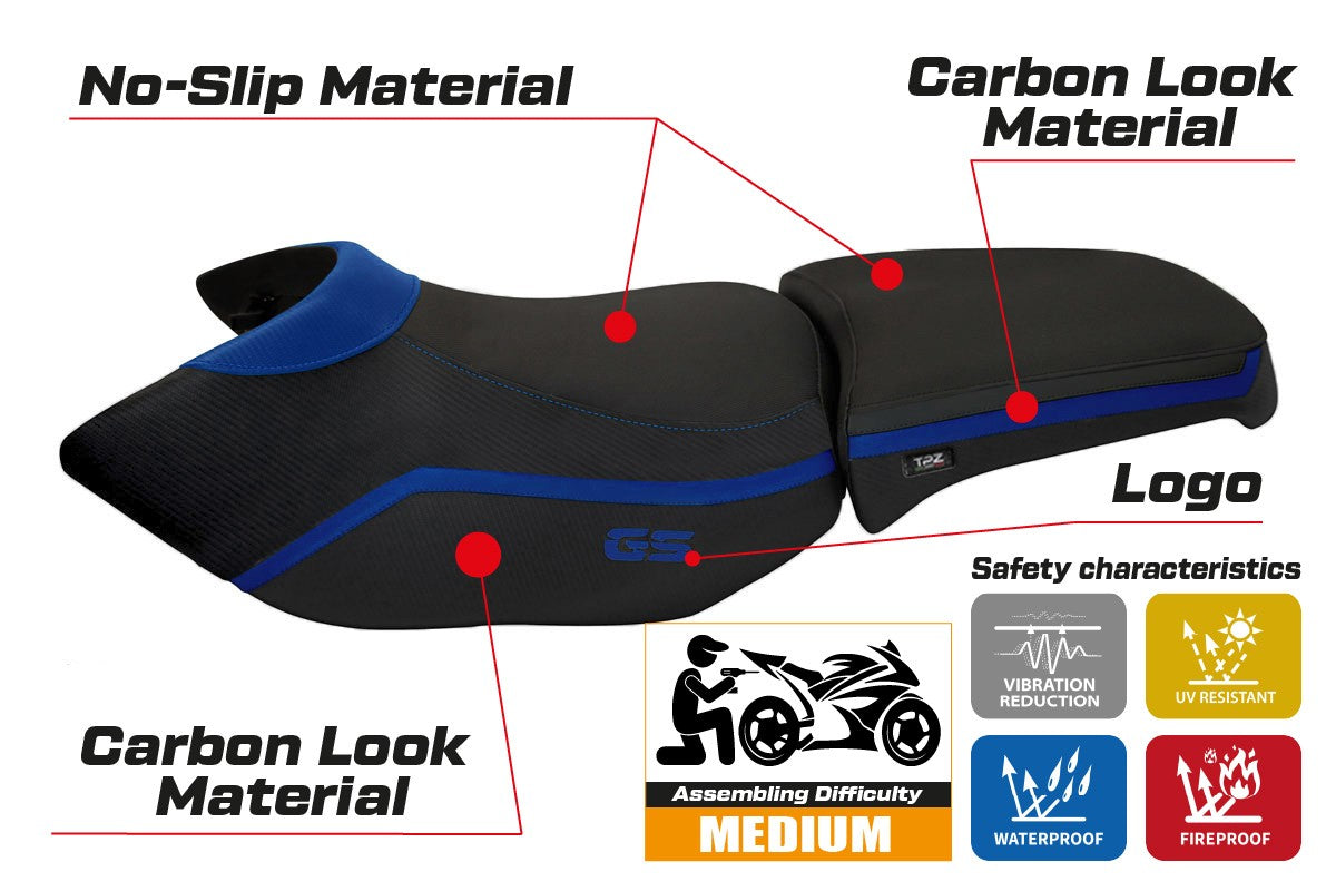 Yhteensopiva istuinpäällinen - BMW R 1200 GS Adventure 2006 - 2012 - mod Ionia 4