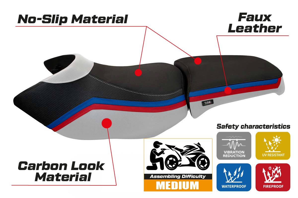 Yhteensopiva istuinpäällinen - BMW R 1200 GS Adventure 2006 - 2012 - mod Ionia 1