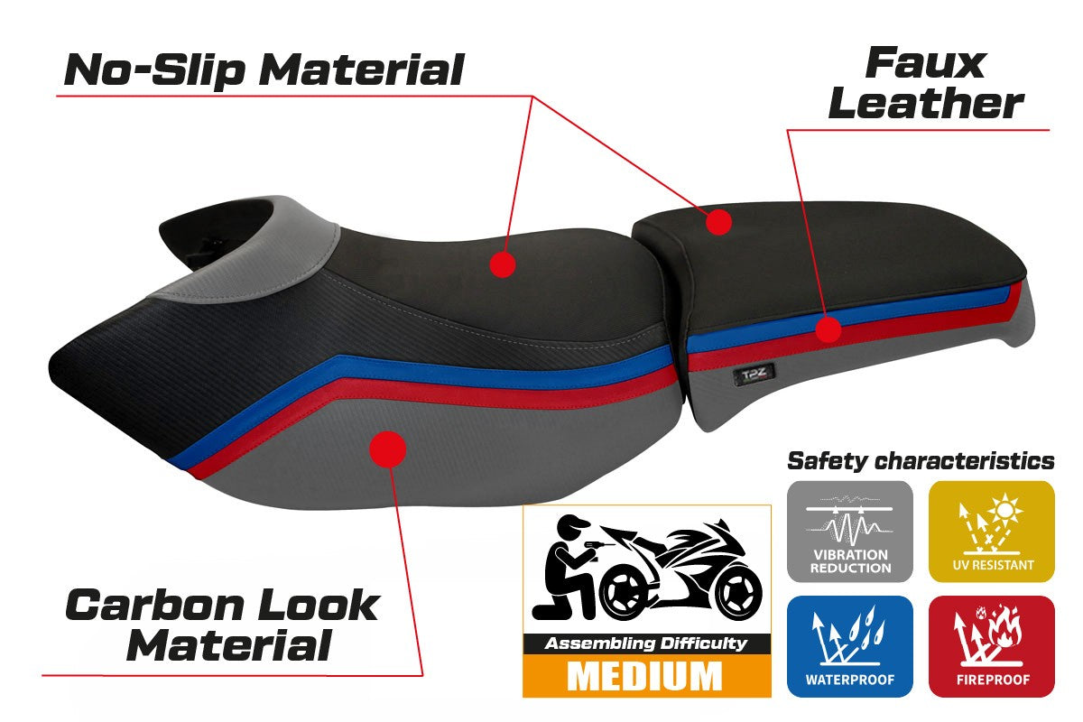 Yhteensopiva istuinpäällinen - BMW R 1200 GS Adventure 2006 - 2012 - mod Ionia 1