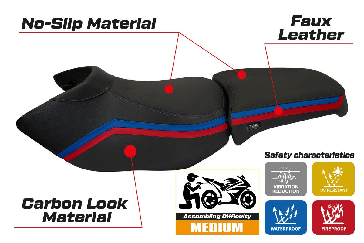 Yhteensopiva istuinpäällinen - BMW R 1200 GS Adventure 2006 - 2012 - mod Ionia 1