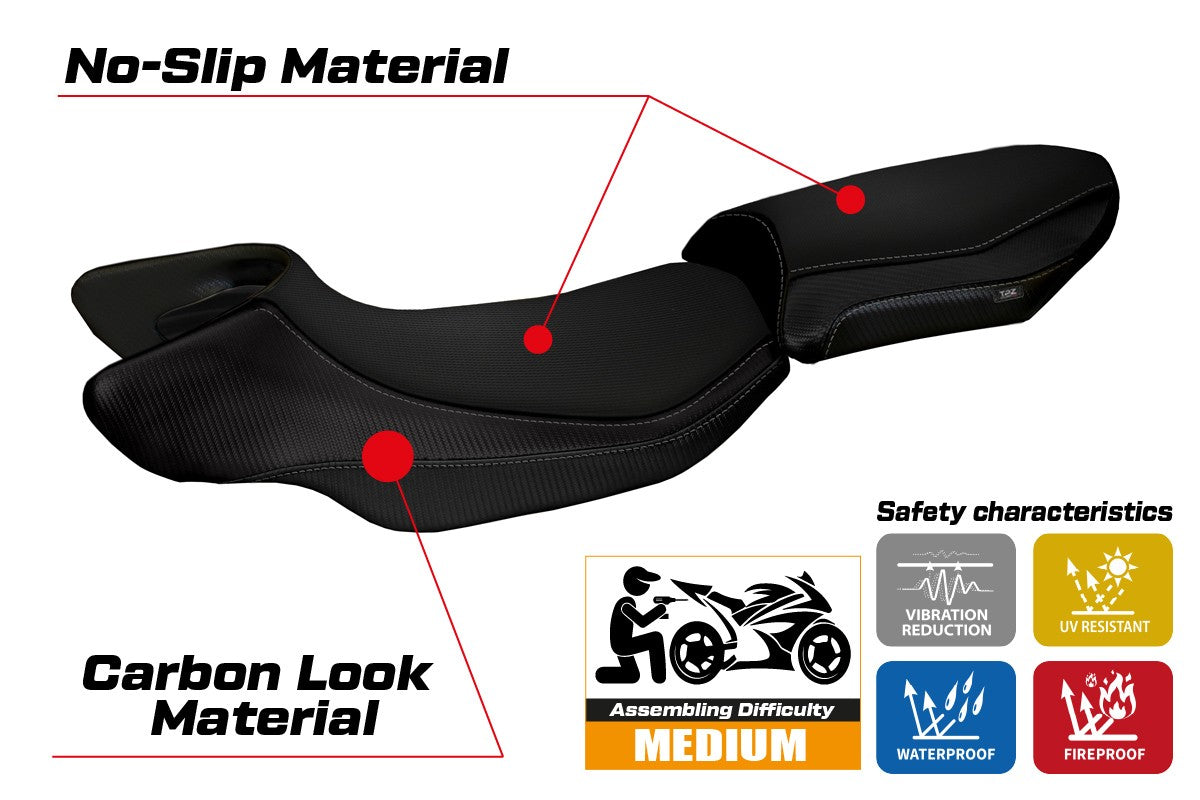 Yhteensopiva istuinpäällinen - BMW R 1200 R 2015-2018 - mod Aurelia Color 2