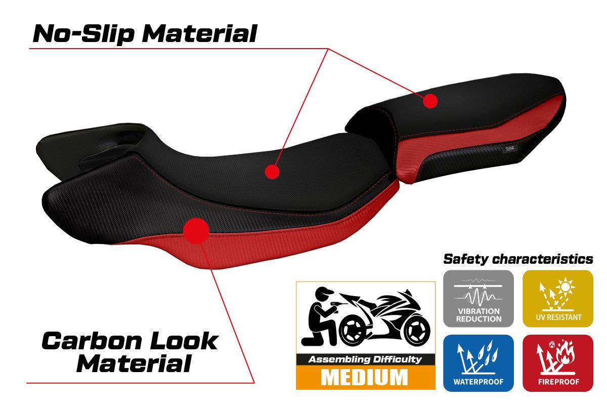 Yhteensopiva istuinpäällinen - BMW R 1200 R 2015-2018 - mod Aurelia Color 2