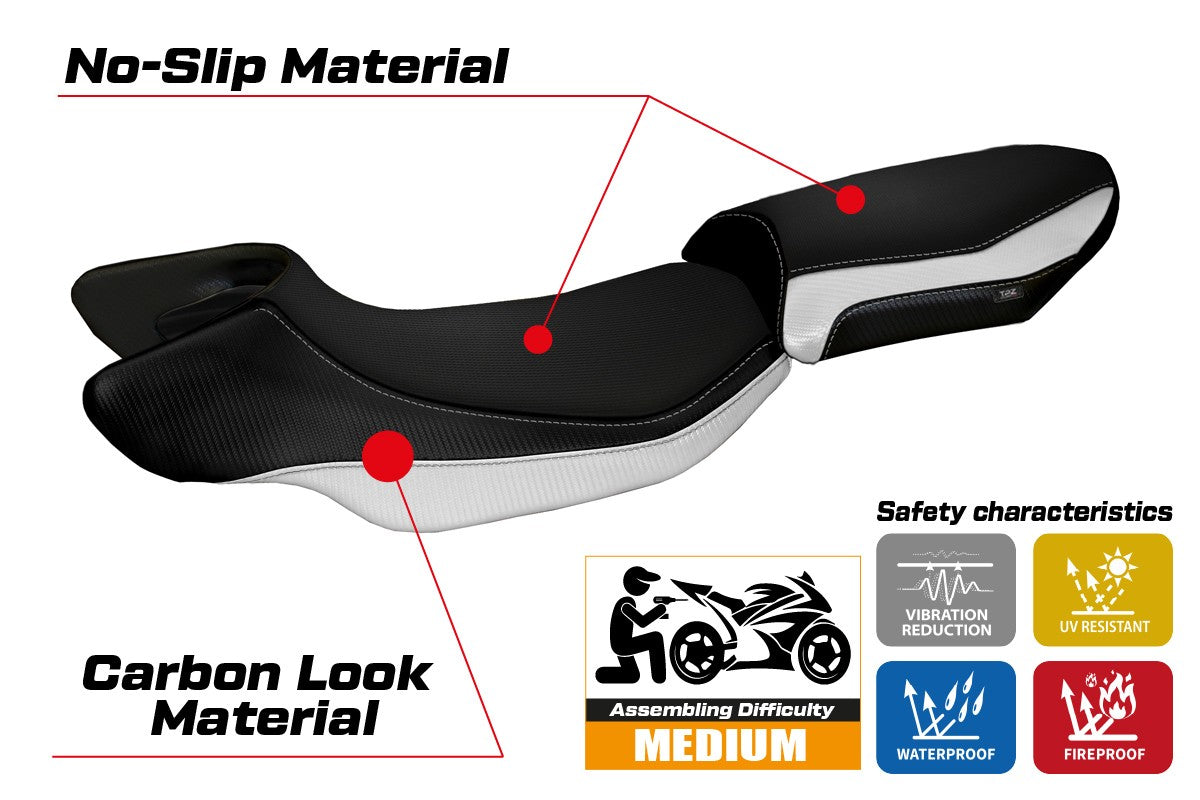Yhteensopiva istuinpäällinen - BMW R 1200 R 2015-2018 - mod Aurelia Color 2