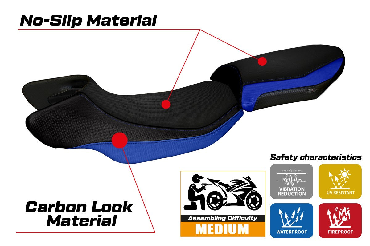 Yhteensopiva istuinpäällinen - BMW R 1200 R 2015-2018 - mod Aurelia Color 2