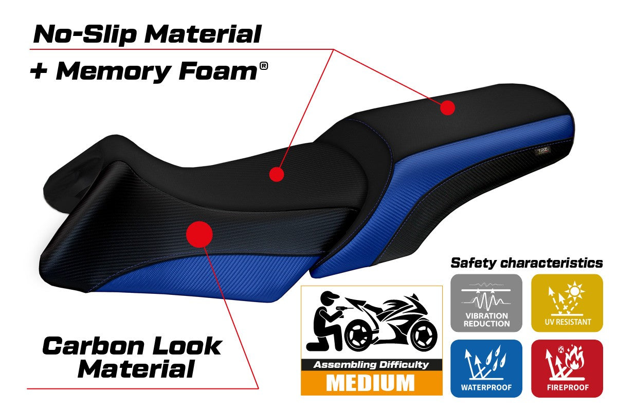 Yhteensopiva istuinpäällinen - BMW R 1200 RT 2006 - 2013 - mod Roberto