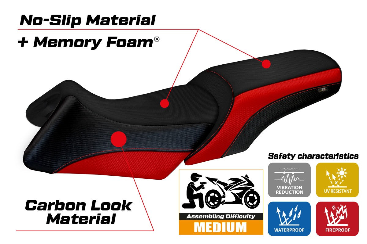 Yhteensopiva istuinpäällinen - BMW R 1200 RT 2006 - 2013 - mod Roberto