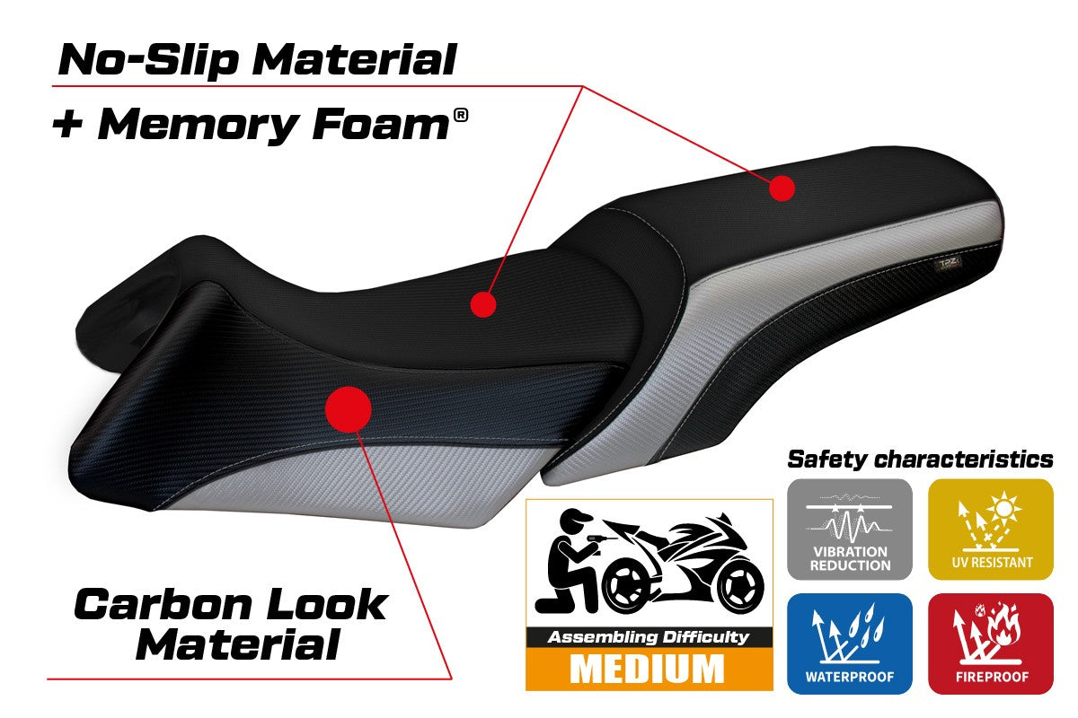 Yhteensopiva istuinpäällinen - BMW R 1200 RT 2006 - 2013 - mod Roberto