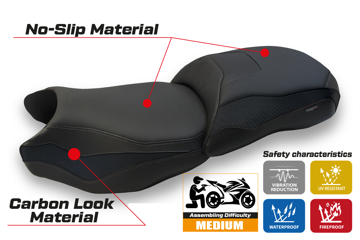 Yhteensopiva istuinpäällinen - BMW R 1250 GS 2019 - 2023 - mod Dobbiaco