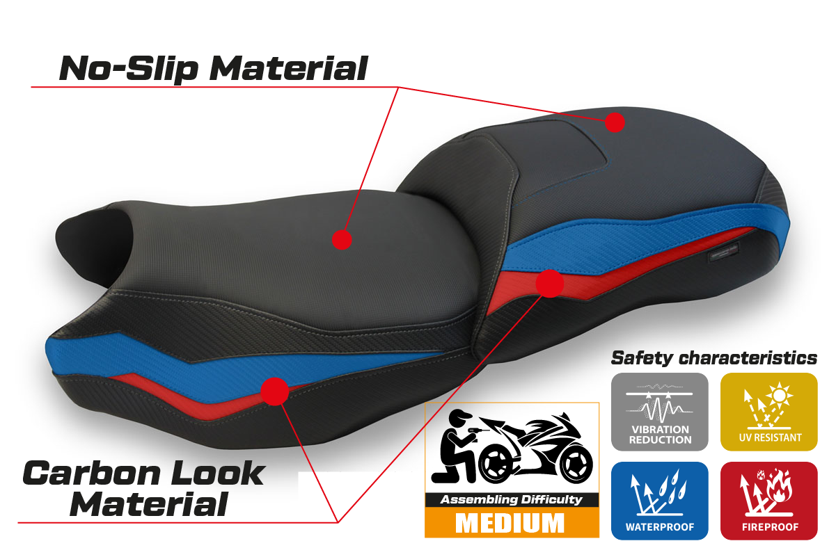 Yhteensopiva istuinpäällinen - BMW R 1250 GS 2019-2023 - mod Farah