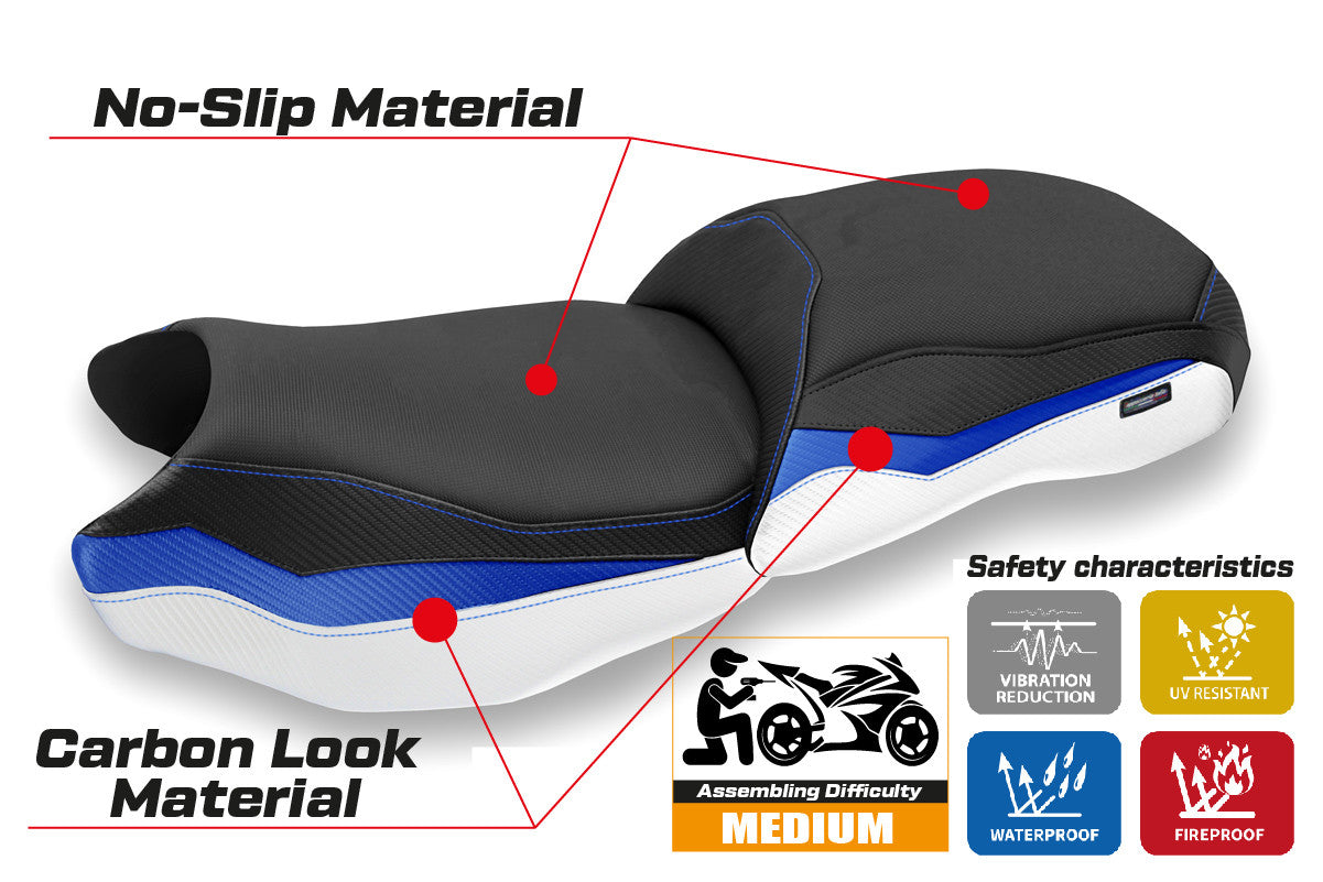 Yhteensopiva istuinpäällinen - BMW R 1250 GS 2019-2023 - Linxi-modifikaatio