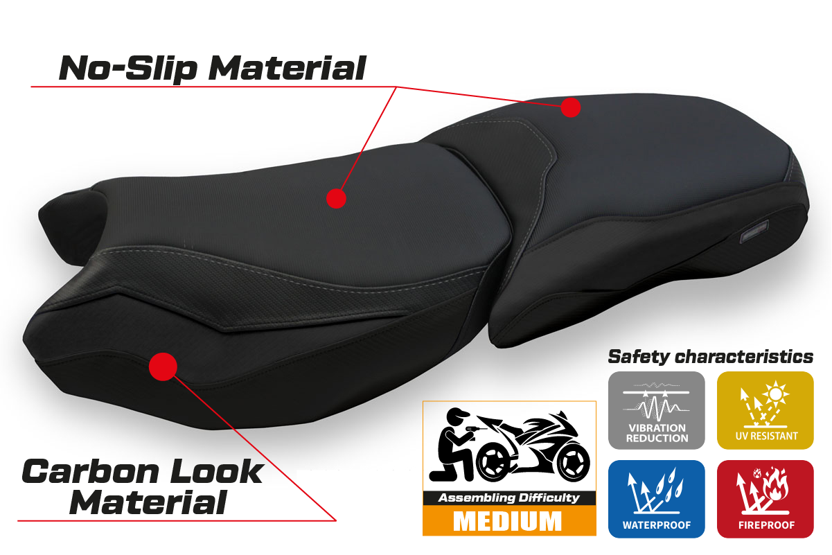 Yhteensopiva istuinpäällinen - BMW R 1250 GS Adventure 2019 - 2024 - mod Baceno 4