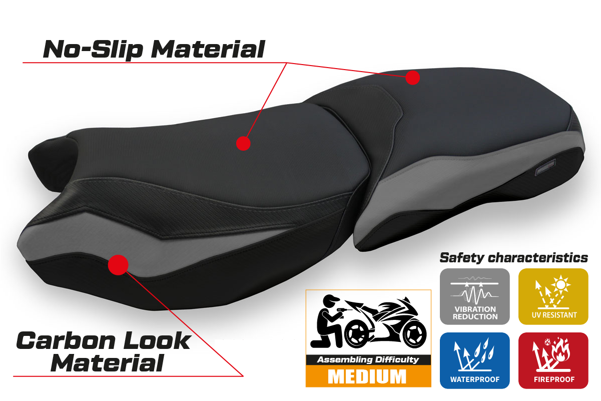 Yhteensopiva istuinpäällinen - BMW R 1250 GS Adventure 2019 - 2024 - mod Baceno 4