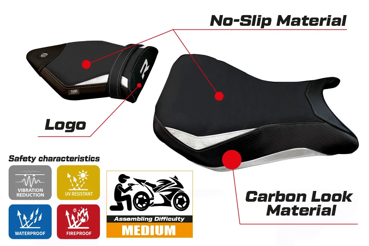 Yhteensopiva istuinpäällinen - BMW S 1000 R 2014-2020 - mod Irbit