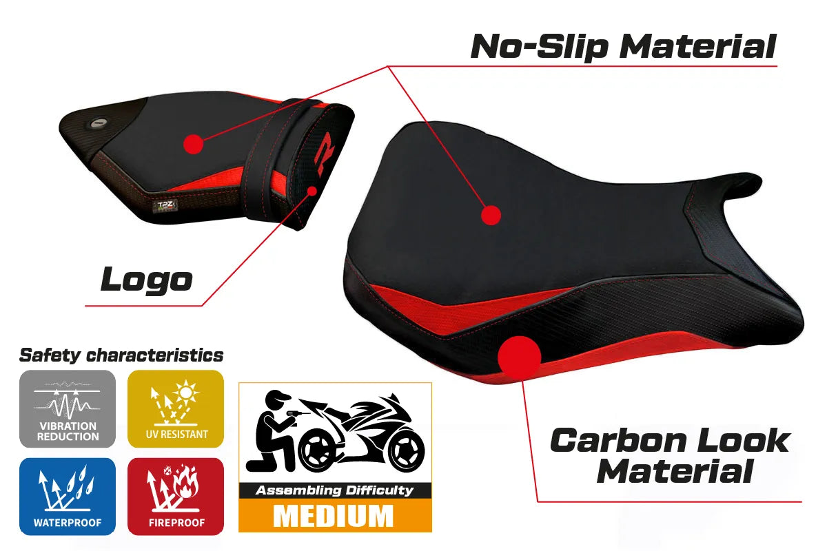 Yhteensopiva istuinpäällinen - BMW S 1000 R 2014-2020 - mod Irbit