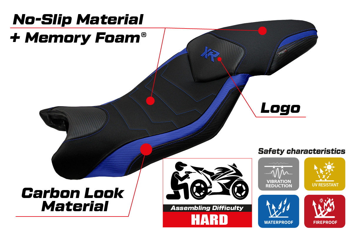 Yhteensopiva istuinpäällinen - BMW S 1000 XR 2015-2019 - mod Ardea Comfort System