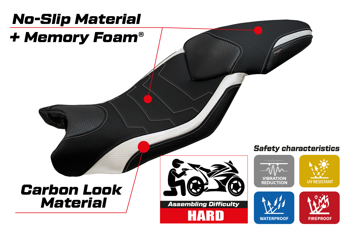 Yhteensopiva istuinpäällinen - BMW S 1000 XR 2015-2019 - mod Ardea Comfort System