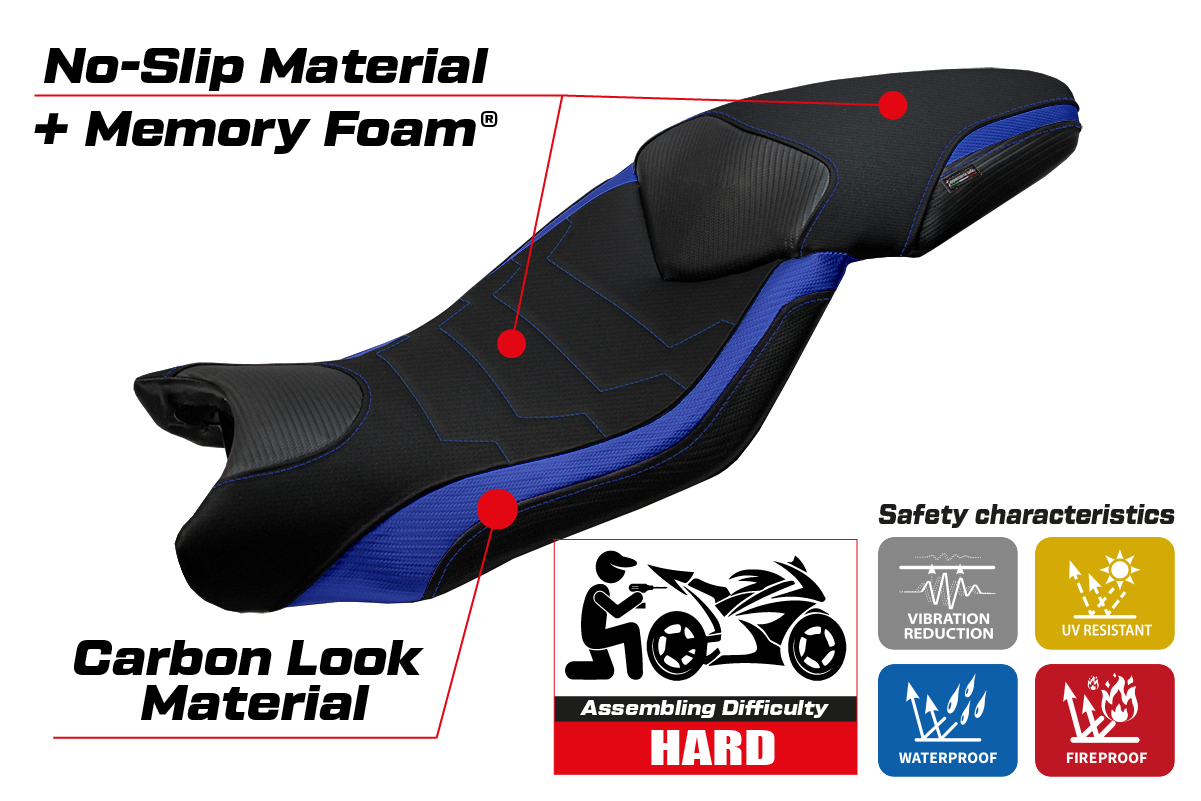 Yhteensopiva istuinpäällinen - BMW S 1000 XR 2015-2019 - mod Ardea Comfort System
