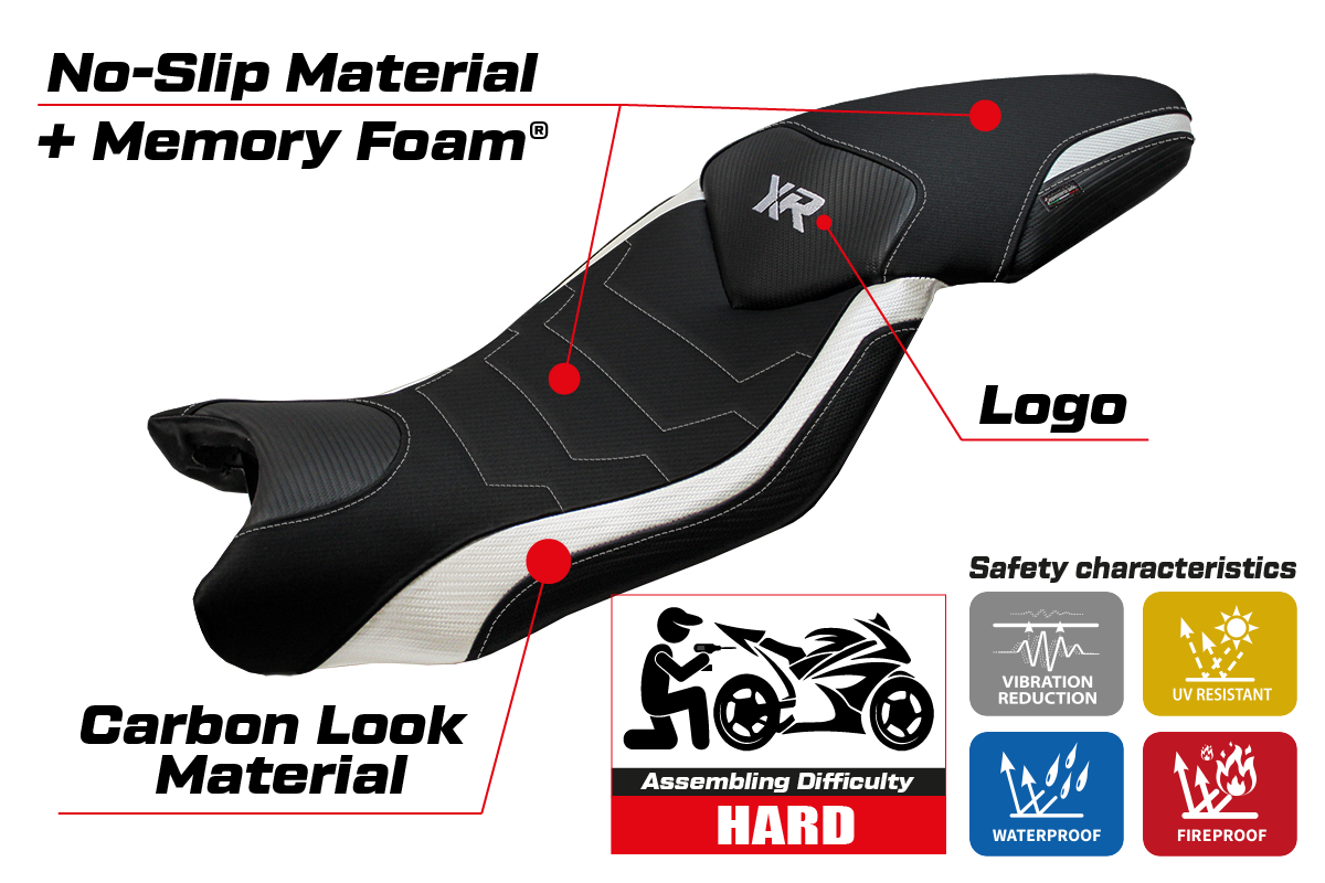 Yhteensopiva istuinpäällinen - BMW S 1000 XR 2015-2019 - mod Ardea Comfort System