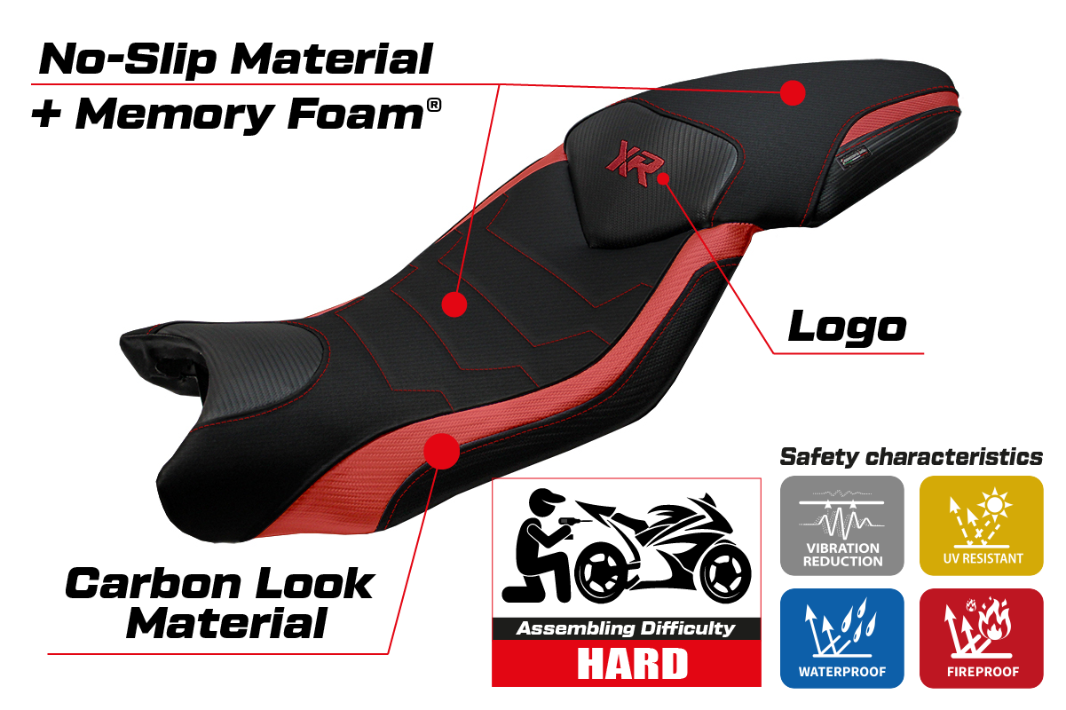 Yhteensopiva istuinpäällinen - BMW S 1000 XR 2015-2019 - mod Ardea Comfort System