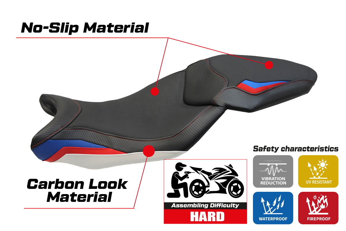 Yhteensopiva istuinpäällinen - BMW S 1000 XR 2015-2019 - mod Ardea HP