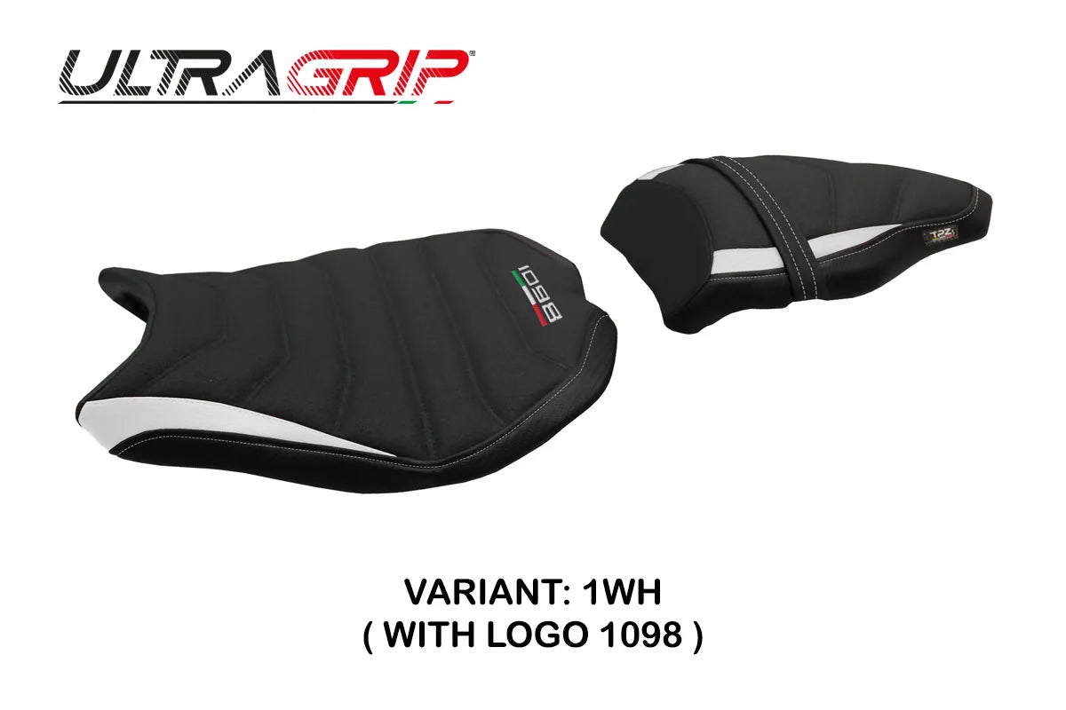 Yhteensopiva istuinpäällinen - Ducati 848 / 1098 / 1198 2007 - 2013 - Cervia Ultragrip -modifikaatio