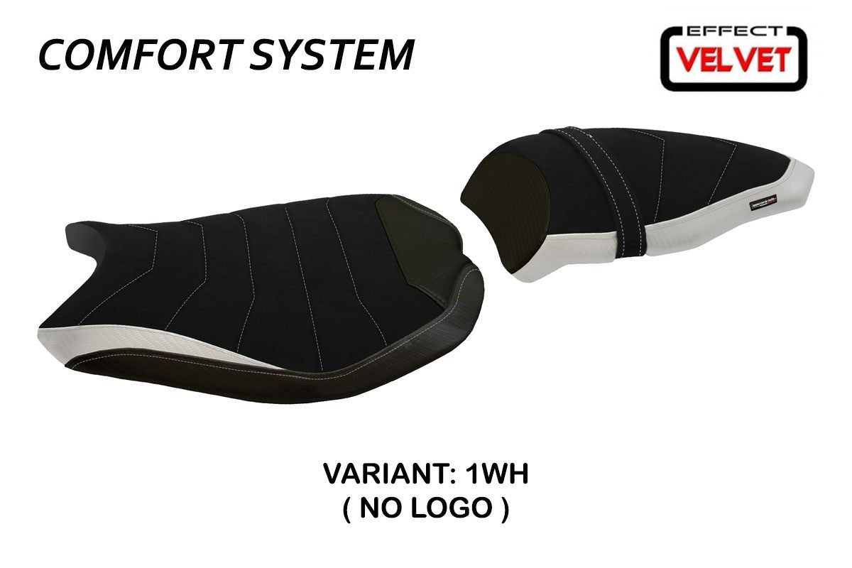 Yhteensopiva istuinpäällinen - Ducati 848 / 1098 / 1198 2007 - 2013 - mod Cervia Velvet Comfort System