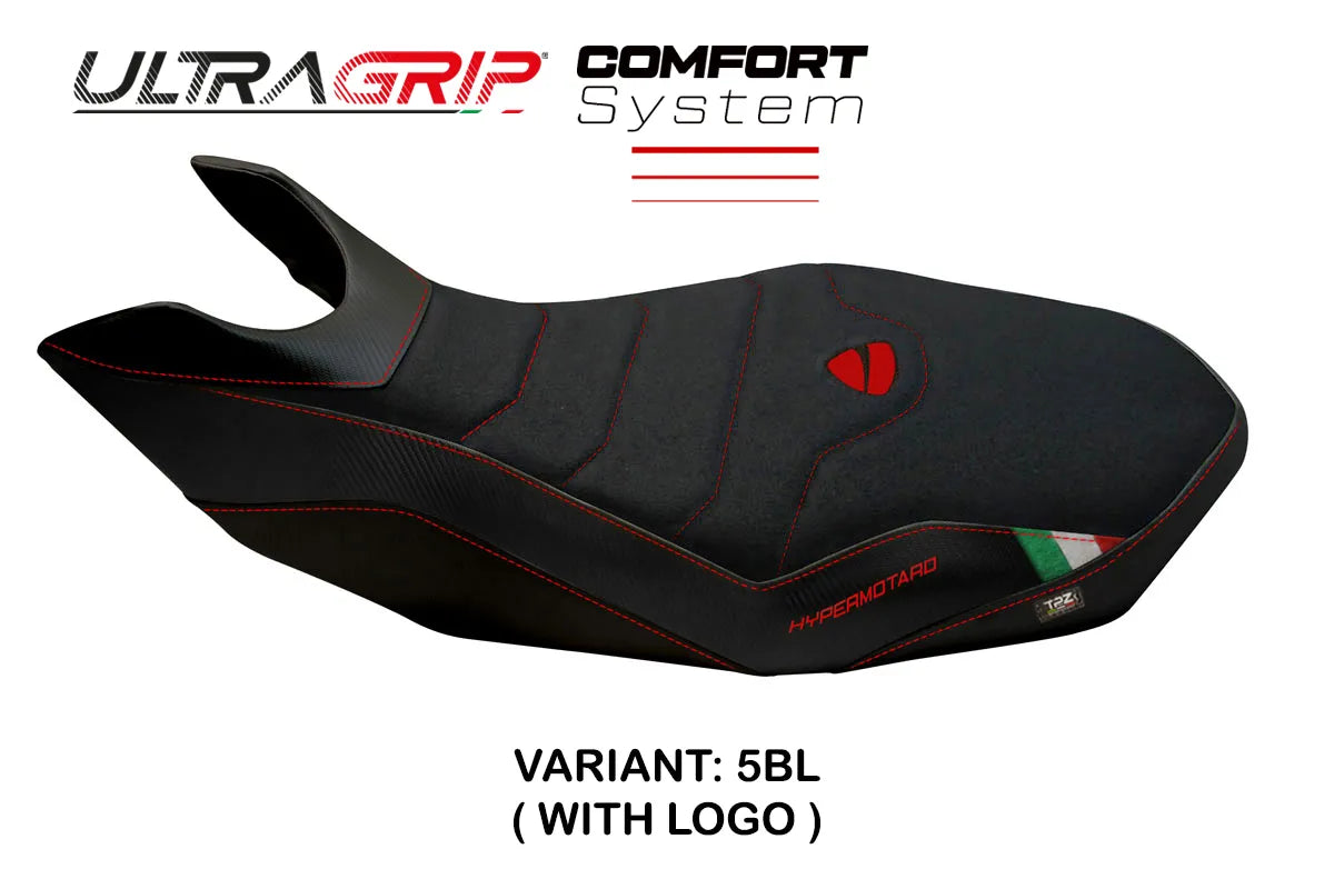 Yhteensopiva istuinpäällinen - Ducati Hypermotard 796 / 1100 / 1100 EVO 2007 - 2012 - mod Medea 2 Comfort System