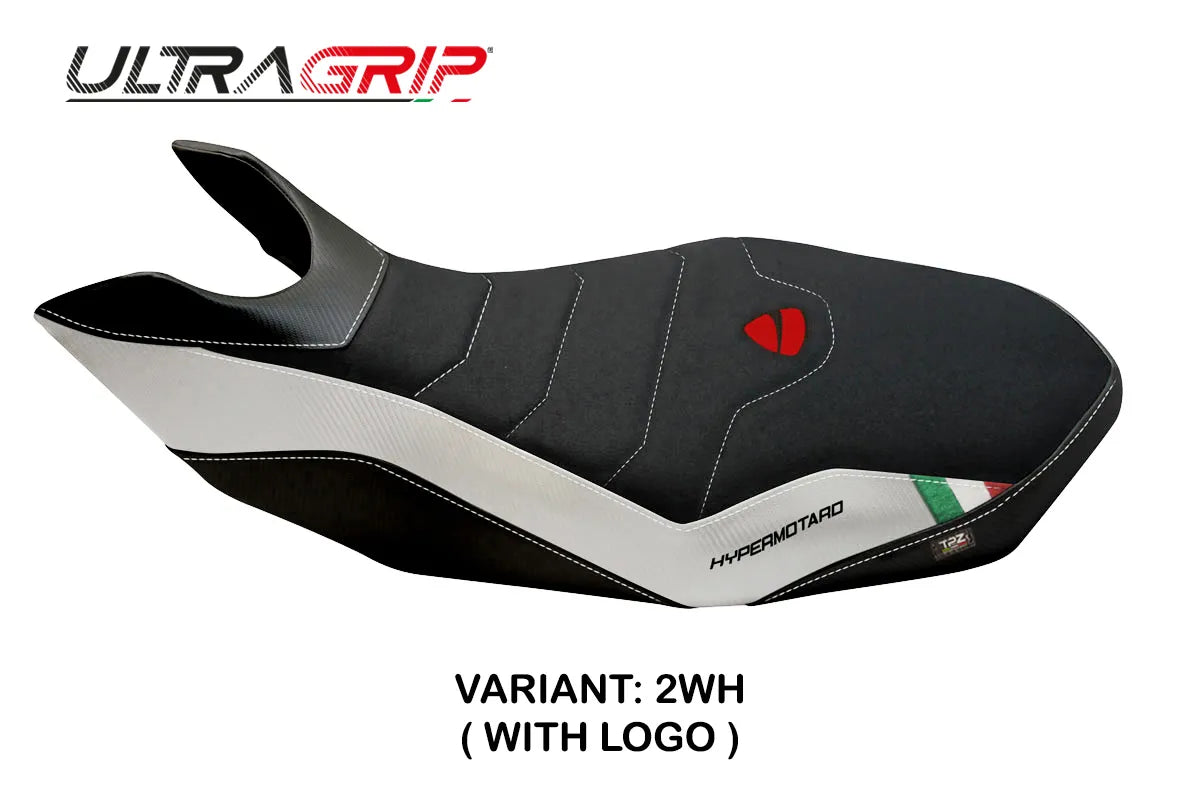 Yhteensopiva istuinpäällinen - Ducati Hypermotard 796 / 1100 / 1100 EVO 2007 - 2012 - mod Ribe 2 Ultragrip