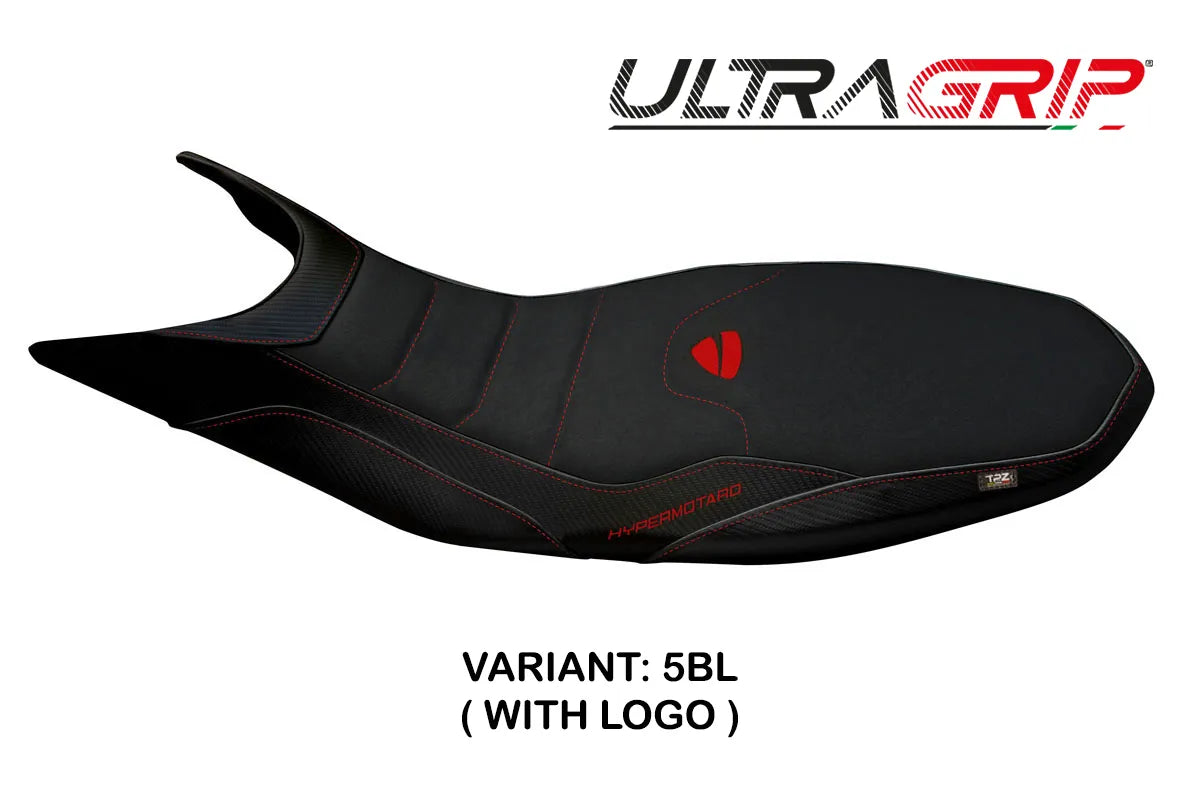 Yhteensopiva istuinpäällinen - Ducati Hypermotard 821 / 939 2013 - 2018 - mod Megara 1 Ultragrip
