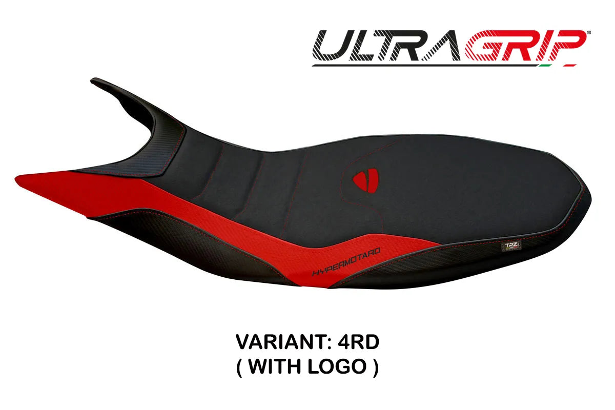 Yhteensopiva istuinpäällinen - Ducati Hypermotard 821 / 939 2013 - 2018 - mod Megara 1 Ultragrip