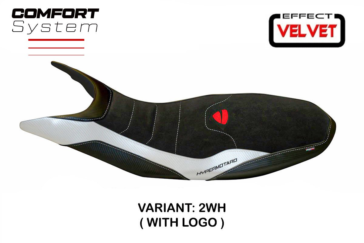 Yhteensopiva istuinpäällinen - Ducati Hypermotard 821 / 939 2013 - 2018 - mod Varna 1 Velvet Comfort System