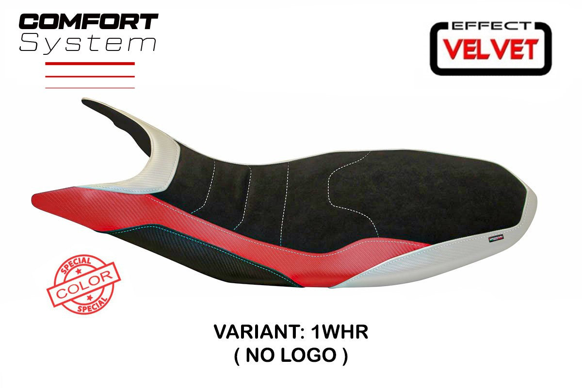 Yhteensopiva istuinpäällinen - Ducati Hypermotard 821 / 939 2013-2018 - Varna Special Color Velvet Comfort System