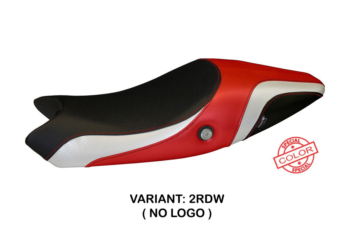 Yhteensopiva istuinpäällinen - Ducati Monster 1100/1100 EVO 2009 - 2013 - mod-logot erikoisvärillä